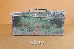 WW2 WWII German Military Army Steel Empty Box Case Genuine MG 34-42 Marked 1940