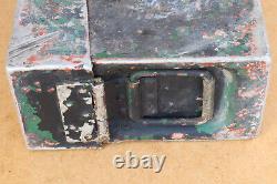 WW2 WWII German Military Army Steel Empty Box Case Genuine MG 34-42 Marked 1940