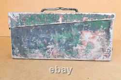 WW2 WWII German Military Army Steel Empty Box Case Genuine MG 34-42 Marked 1940