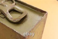 WW2 WWII German Military Army Steel Empty Box Case Marked MG 34-42 Old Painted