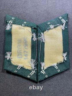 WW2 WWII German Military Heer Army Infantry Tunic Collar Tabs RARE BEVO TYPE