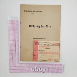 WW2 WWII German Original military Wehrmacht soldier Army set book train ticket