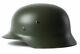 Ww2 Wwii German Soldier Elite Army M35 Green Steel Helmet Collection Withchinstrap