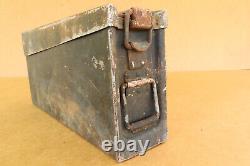 WW2 WWII German Wehrmacht Army Empty Box Case Genuine MG 34-42 Marked 1938