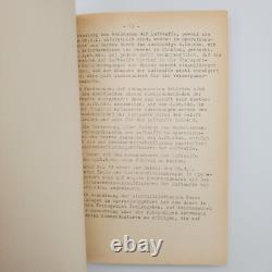 WW2 WWII Original German Documents Secret War Manual Military Staff 1939 Army
