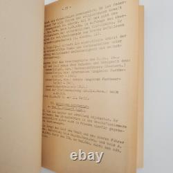 WW2 WWII Original German Documents Secret War Manual Military Staff 1939 Army