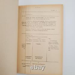 WW2 WWII Original German Documents Secret War Manual Military Staff 1939 Army