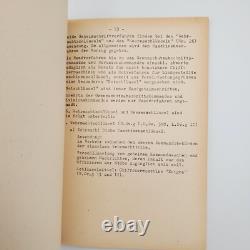 WW2 WWII Original German Documents Secret War Manual Military Staff 1939 Army