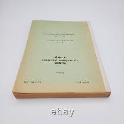 WW2 WWII Original German Documents Secret War Manual Military Staff 1939 Army