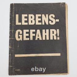 WW2 WWII Original German United States Army Europe Dutch 1945 booklet USAREUR