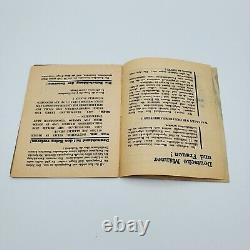 WW2 WWII Original German United States Army Europe Dutch 1945 booklet USAREUR