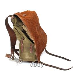 WW2 WWII Original German Wehrmacht Army Pony Hair. Fur Pack Backpack, F3.11.9