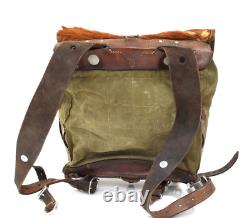 WW2 WWII Original German Wehrmacht Army Pony Hair. Fur Pack Backpack, F3.11.9