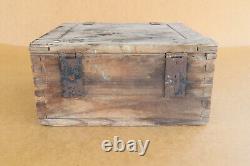 WW2 WWII Wood Ammo Crate Box German Army Original Genuine Label Marked MG 34-42