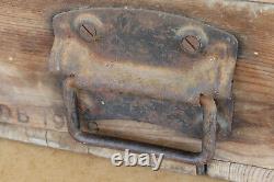 WW2 WWII Wood Ammo Crate Box German Army Original Genuine Label Marked MG 34-42