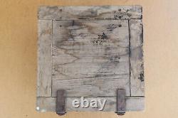 WW2 WWII Wood Ammo Crate Box German Army Original Genuine Label Marked MG 34-42