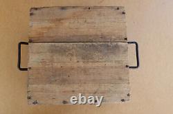 WW2 WWII Wood Ammo Crate Box German Army Original Genuine Label Marked MG 34-42