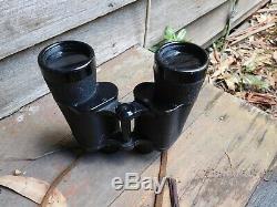 WW2 Wehrmacht German Army Military Issue Binoculars 10x50 Dienstglas Carl Zeiss