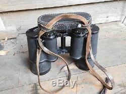 WW2 Wehrmacht German Army Military Issue Binoculars 10x50 Dienstglas Carl Zeiss