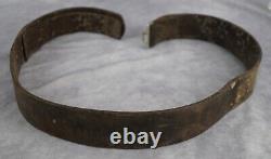 WW2 army German leather combat belt Officer WWI wehrmacht field gear estate vet