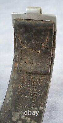 WW2 army German leather combat belt Officer WWI wehrmacht field gear estate vet