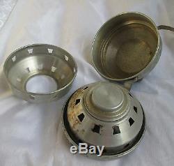 WW2 military army german aluminum cooking set with spirit stove PIONIER marked