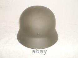 WW2 type German M40/55 helmet liner size 57, army paint