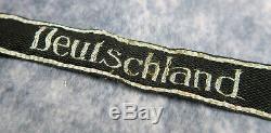 WWI German cuff title patch US WW2 Army soldier estate uniform sleeve insignia