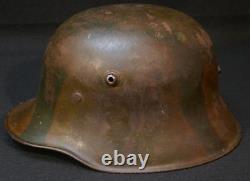 WWI Imperial German Army Camouflage Painted M18 Combat Helmet Stahlhelm KIA 1918