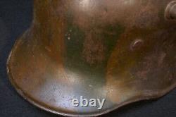 WWI Imperial German Army Camouflage Painted M18 Combat Helmet Stahlhelm KIA 1918