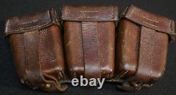 WWI Imperial German Army G98 Cartridge Pouch'F. Waldbauer 1915', VIII Korps G. R