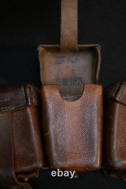 WWI Imperial German Army G98 Cartridge Pouch'F. Waldbauer 1915', VIII Korps G. R