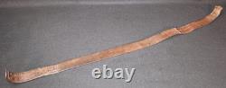 WWI Imperial German Army Leather Belt'110' End Stamped, Field Worn, 41 Inch Tip