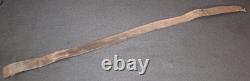 WWI Imperial German Army Leather Belt'110' End Stamped, Field Worn, 41 Inch Tip