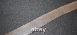 WWI Imperial German Army Leather Belt'110' End Stamped, Field Worn, 41 Inch Tip