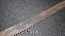 WWI Imperial German Army Leather Belt'110' End Stamped, Field Worn, 41 Inch Tip