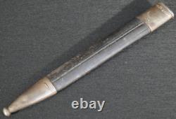 WWI Imperial German Army M1884/98 Bayonet Scabbard Leather B6R R. 8.242 Unit Mark