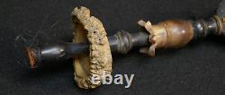 WWI Imperial German Army Regimental Type Long Lap Pipe Stem 2 Piece for Service