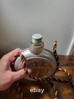 WWI WW1 Ornate Antique German Military Army Reserve Retired Flask Canteen With Art