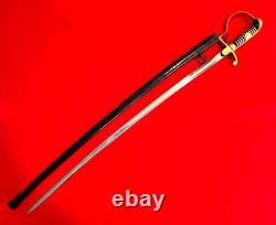 WWI-WWII German Army Officer Sword with Scabbard Near Mint Blade Antique