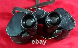 WWII 1941 GERMAN DIENSTGLAS 10 x 50 ARMY BINOCULARS (WALTER WINKLER Case)