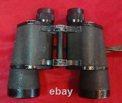 WWII 1941 GERMAN DIENSTGLAS 10 x 50 ARMY BINOCULARS (WALTER WINKLER Case)