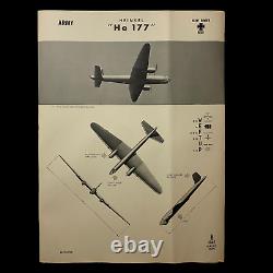 WWII 1942 German Army Heavy Bomber Heinkel He-177 W. E. F. T. U. ID Poster