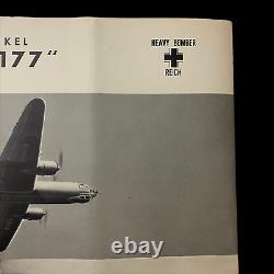 WWII 1942 German Army Heavy Bomber Heinkel He-177 W. E. F. T. U. ID Poster