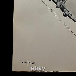 WWII 1942 German Army Medium Bomber He-111k Heinkel W. E. F. T. U. P. ID Poster