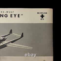 WWII 1942 German Army Reconnaissance FW-189 Flying Eye W. E. F. T. U. P. ID Poster