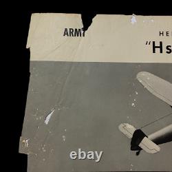 WWII 1944 German Army Recon Henschel Hs-126 Training W. E. F. T. U. P. ID Poster