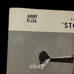 WWII 1944 German Army Reconnaissance Fi-156 Storch' W. E. F. T. U. P. ID Poster