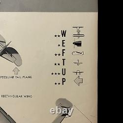 WWII 1944 German Army Reconnaissance Fi-156 Storch' W. E. F. T. U. P. ID Poster