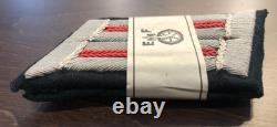 WWII/2 German Army Panzer Original Mint Set Officer Collar Tabs. Original Wrap